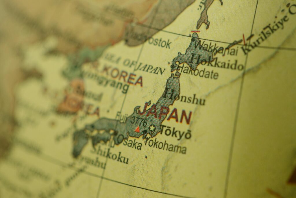 地図 日本 フォーカス