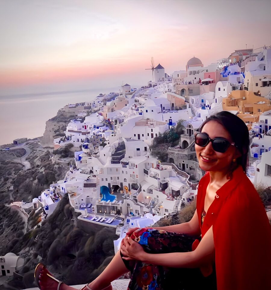 Sunset in Santorini